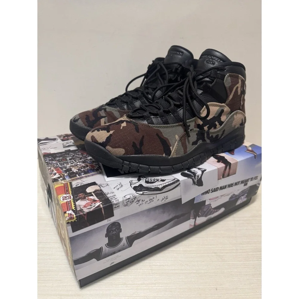 Air Jordan 10 Retro Woodland Camo Sz. 13‎